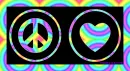 trippy peace and love