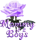 purple rose mommy 2 boys