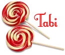 lolly pop with name tabi