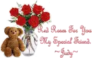 Roses for special friend Judy
