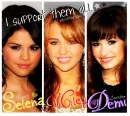 demi miley and selena