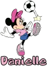 Danielle Minnie Mouse Soccer