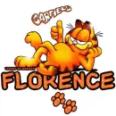Garfield name tag