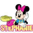Stephanie Lounge'n Minnie Mouse