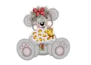CREDDY GIRL WITH FLOWERS