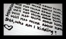 i will not think about him