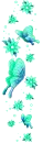 Blue Green Butterflies