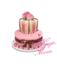 Birthday cake-Hugs, Mom