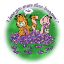 I love you more.. garfield