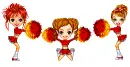 cheering girls
