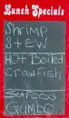 CAJUN MENU ON DA BAYOU