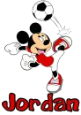 Jordan Mickey Mouse Soccer