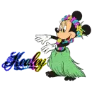 Kealey Hula Minnie Mouse