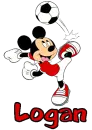 Logan Mickey Mouse Soccer