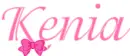 KENIA WITH PINK BOW