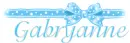 GABRYANNE WITH BLUE BOW