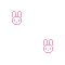 pink bunnies