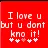 u dont kno