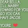I'll marry Edward for you!