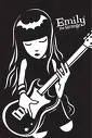 Emily the Strange plays guitar
