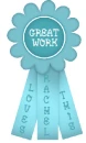 aqua award ribbon