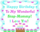Happy Birthday Step-Mommy