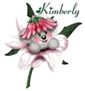 CREDDY GIRL BEAR WITH NAME KIMBERLY ON IT