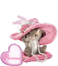mouse with the name florence on it