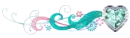 Aqua heart jewel