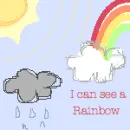 I can see a rainbow