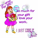 JUDI, OH WOW FOR ME?