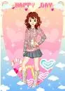 happy day kawaii girl