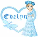 candy bar doll with name EVELYN