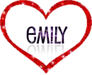 Glitter Heart - Emily