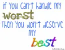 worst && best