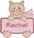 kitty with name Rachel