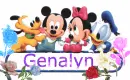 Baby Disney Characters Name Tag- Genalyn