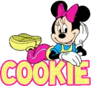 Cookie Lounge'n Minnie Mouse