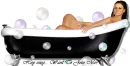 Girl Takes Bubble Bath