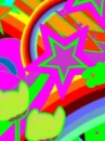 stars and rainbow