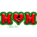 Mom with little rose in the middle