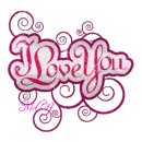 I love you Glitter