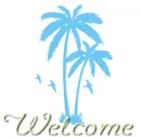 Palm tree welcome