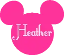 mickey with the name heather