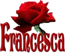 Francesca with Red Rose
