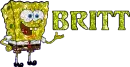 Britt Spongebob w/ Glitter