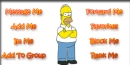 Simpsons Contact table