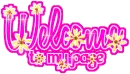 Welcome to my page - sparkles