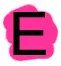 alphabet e