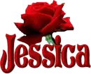 Jessica with Red Rose